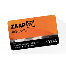zaapTV 1 year Renewal