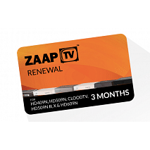 zaapTV Arabic 3 Months Service Renewal